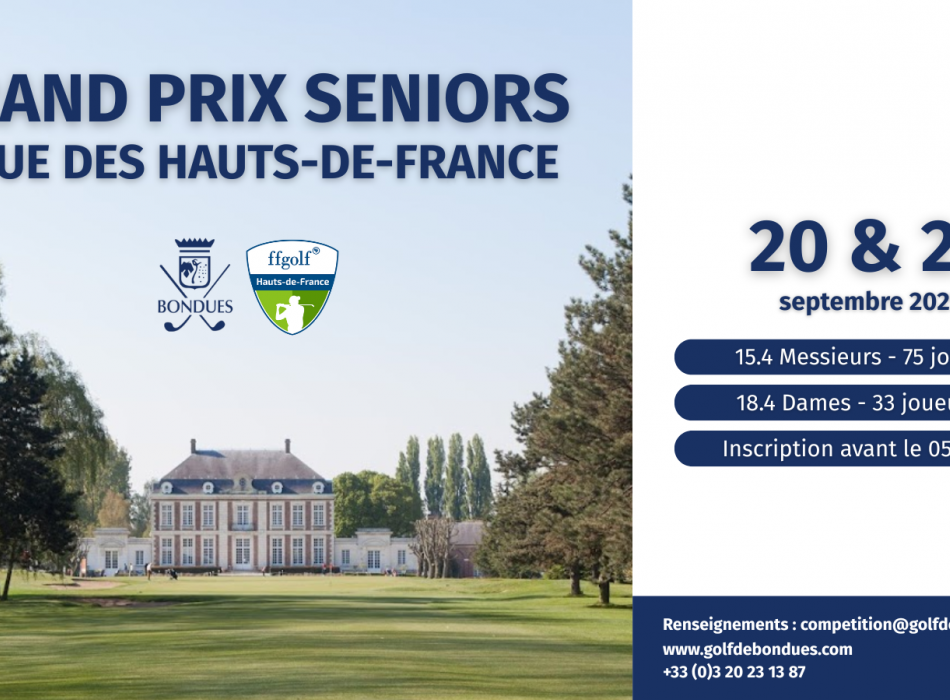 S’inscrire au Grand Prix Seniors – Ligue des Hauts-de-France au Golf de Bondues !