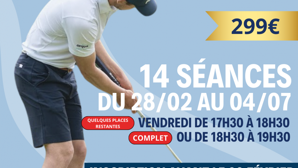 École de Golf Adultes – Session Été 2025